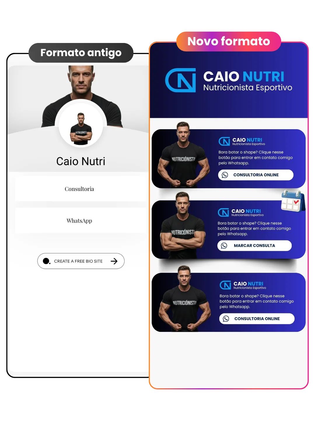 Antes e depois - exemplo 3