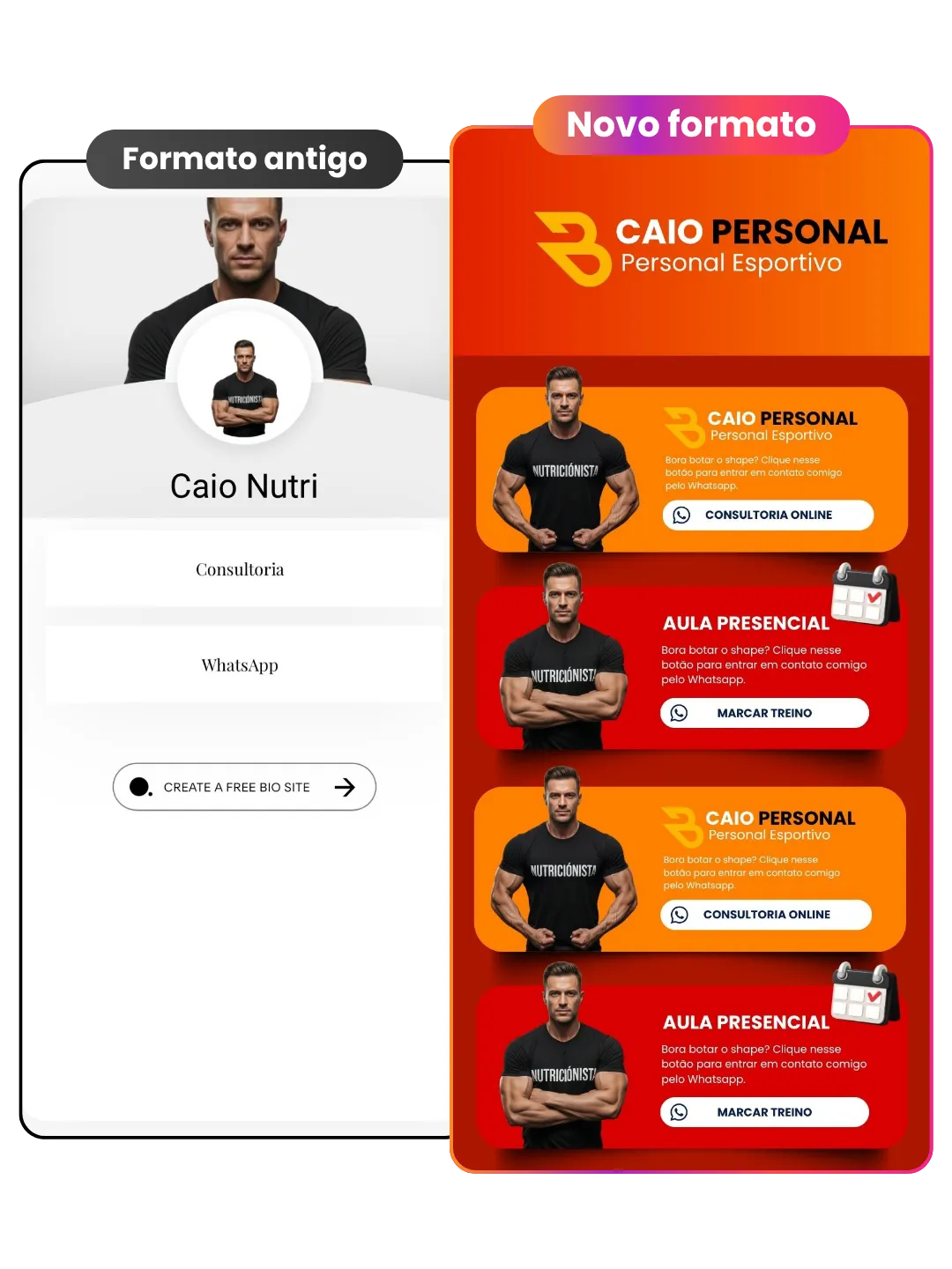 Antes e depois - exemplo 4